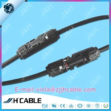 MC4 solar connector female and male with PV cable