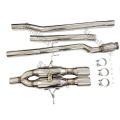 Mini R56/R57/R58 Cooper S Catback 2,5 ″ Sistema di scarico in acciaio inossidabile gara in acciaio inossidabile