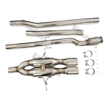 Mini R56/R57/R58 Coopers Catback 2,5 ″ Performance Race Edelstahlabgas -Abgasanlage