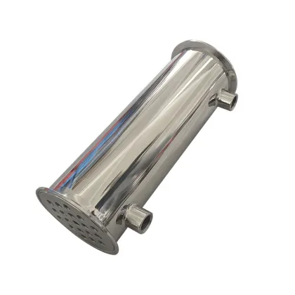 SS304 Triclamp Jacketed Condenser Tube for Cooling or Heating Fluids