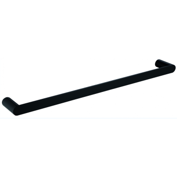 Black Color Solid Brass Single Towel Bar