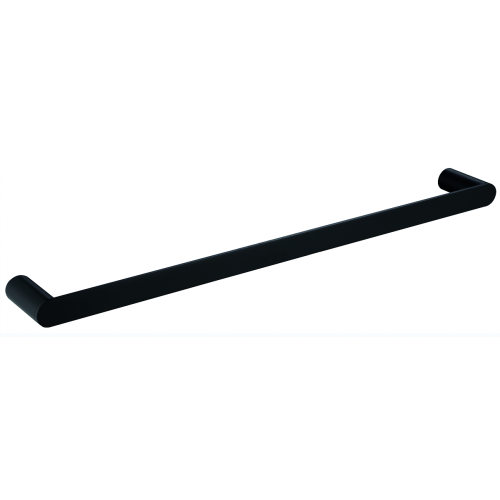 Sanitary Ware Towel Bar Black Color Solid Brass Single Towel Bar Supplier