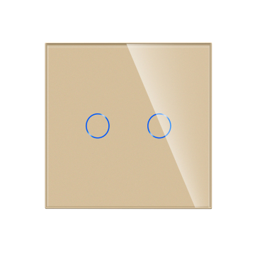 Bingoelec 250V Tuya Smart Life 2 Gang WiFi RF433 Remote Control Silicon Touch Wall Switch for LED Lights