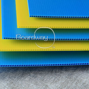 Save white corrugated cardboard PP sheet for advertising