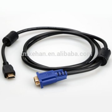 OEM ODM कस्टम ROHS अनुरूप 5M HDMI 1.4 से VGA केबल