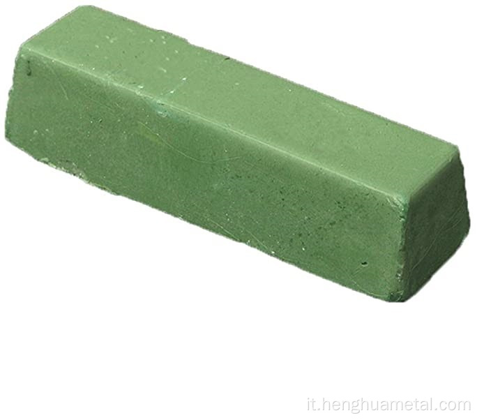 Barra di cera lucida solida cera composti di lucidatura verde
