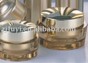 acrylic cream jar