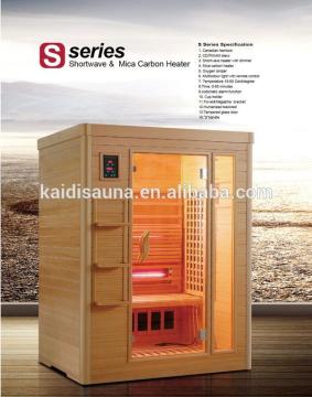 2013 Luxury Canadian Red Cedar sauna cabin,Corner Far infrared sauna
