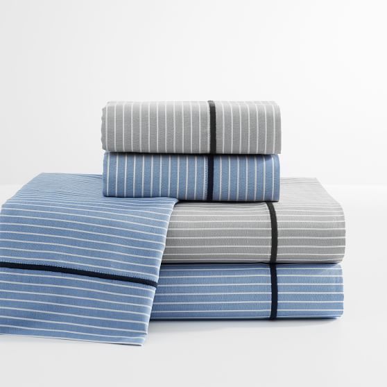 100% Coton Oxford Stripe Sheet Sets