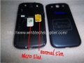 Κίνα κινητό τηλέφωνο Gsm + διπλή Sim wcdma Smart λευκό μπλε 4,8 '' Hd οθόνη διπλής Sim