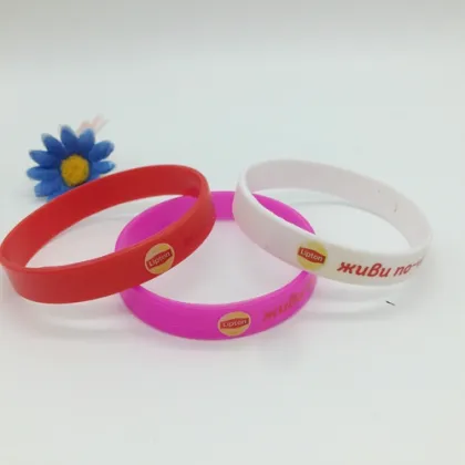 Custom Printed Lipton Silicone Wristband