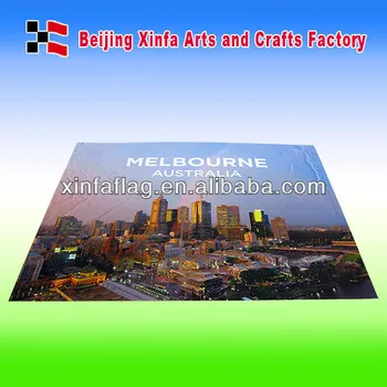 fabric banner with frame