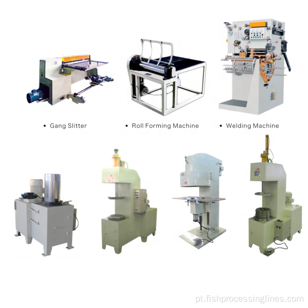 Máquina de equipamento para fazer baldes de lata 18 litros