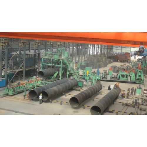 spiral pipe production line