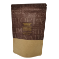 Resealable Paper Food Grade Coffee Bean Custom Packaging