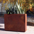 Geometric Spheres Weathered Corten Steel Tree Planters