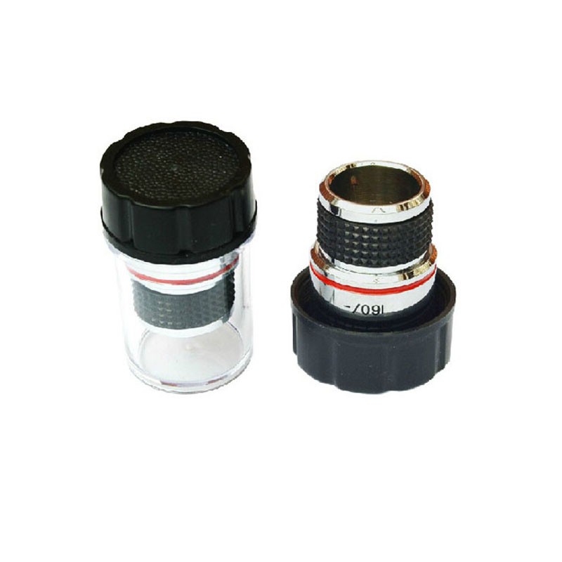 2pcs Microscope Objective Lenses Box Plastic Lens Protective Case with RMS Thread /Small + big Microscope accessories