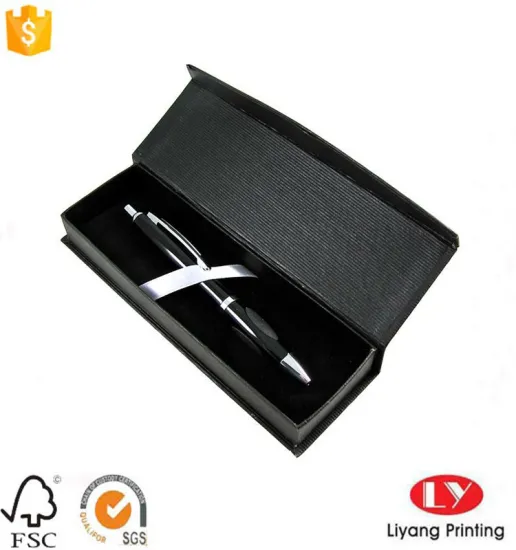 Book shaped gift box for pen packing