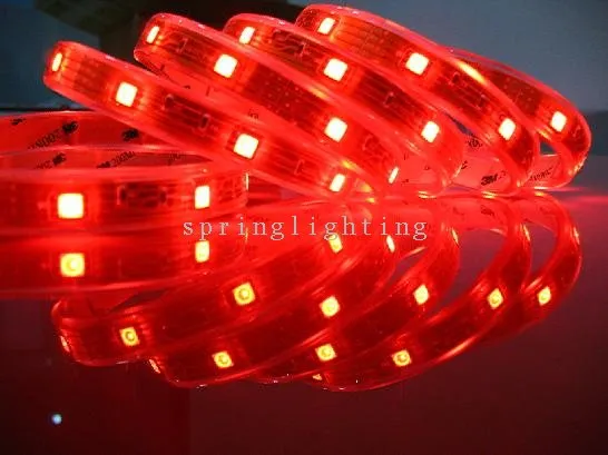 Red 5050 Flexible Waterproof Smd Led Strip Light For Concealed Lighting, Show Exhibition