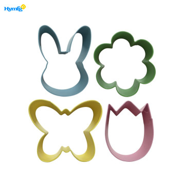 Mini Metal Easter Cookie Cutters Set