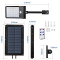 800lm 48 LED Solar Power Wall Lamp