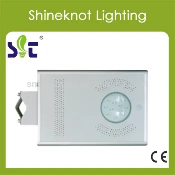 Integrated solar led street light 8W 12VDC with 5 years warranty with PIR Sensor for Garden lighting