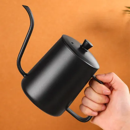 Stainless Steel Thin-Mouth Drip Kettle: Pour Over Espresso & Coffee Brewing