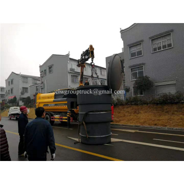 Camion à ordures compressé de type élévateur