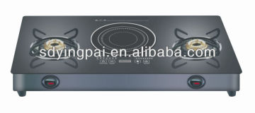 The hot sell model gas stove with induction cooker