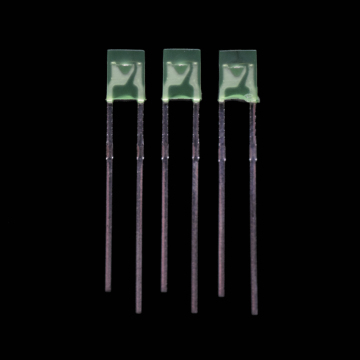 2*3*4 สี่เหลี่ยมผืนผ้าสีเขียว LED Light Diffused Lens