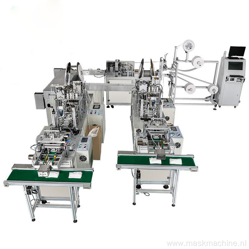 Automatic Adjustable Earloop 3D Type Mask Machine Machine in Korea