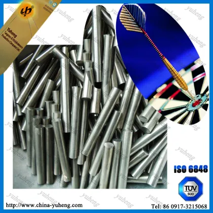 6.5x55mm 90%W tungsten alloy dart rod for making darts