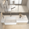 Modern Concrete Wall-Hung White Sinks for Hotel Bathrooms: Above-Counter Basins and Wash Hand