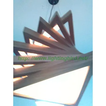 Ash Wood Modern Pendant Light Ideal For Indoor Decoration