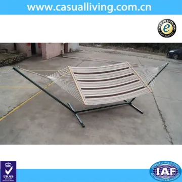 Comfortable portable hammock canvas leisure hanging hammock