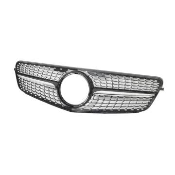 Diamond Grille för Mercedes Benz C Class W204 2008-2013 ABS Front Bumper Car Grills