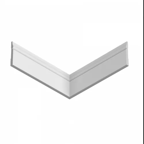 White Primed Mdf Baseboard Skirting Moulding With Size 15*83*2440, High