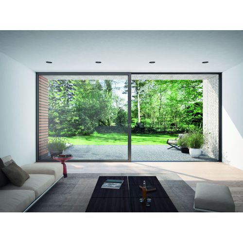 Sliding aluminium glass doors