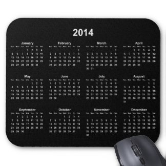 2014 New Year Gilf Anti-Slip Neoprene Mouse Pad
