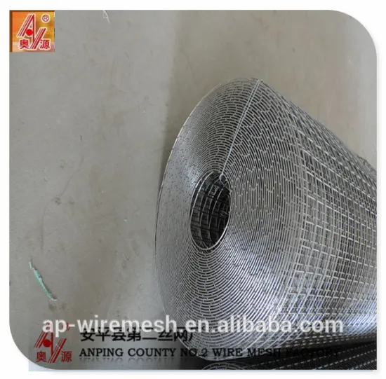 Hot Dipped Galvanized 1/4" x 1/4" galvanized welded wire mesh/Electro Galvanized Welded Wire Mesh