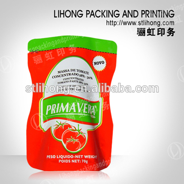 Plastic Food Packaging For Sauce