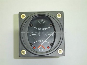 2 1/4”, 2 Inch Aircraft Instrument Daul Alam Ef Fuel Tank Level Gauges Df2-va