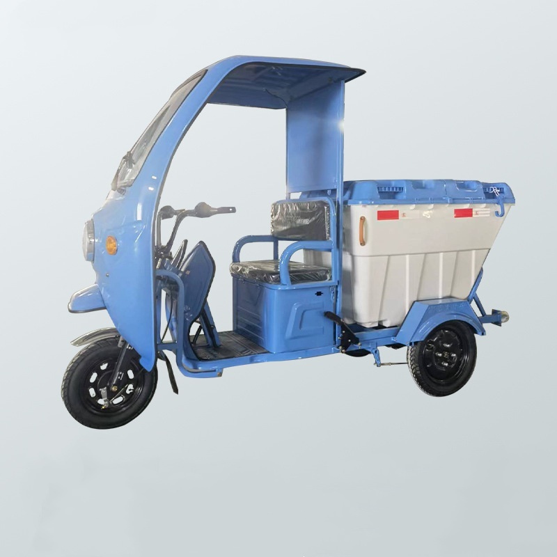 Electric 500L Sanitation Garbage Collection Vehicle