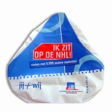 0.15mm Bicycle Seat Cover, Made of PVC, Measures 260 x 210mm