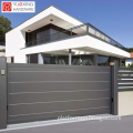Customized Black Aluminum Garden Security System for Driveway Sliding Gate with Easy Maintenance