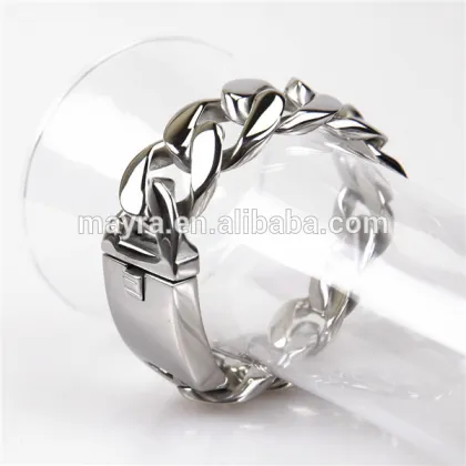 Stainless steel monica vinader bracelet