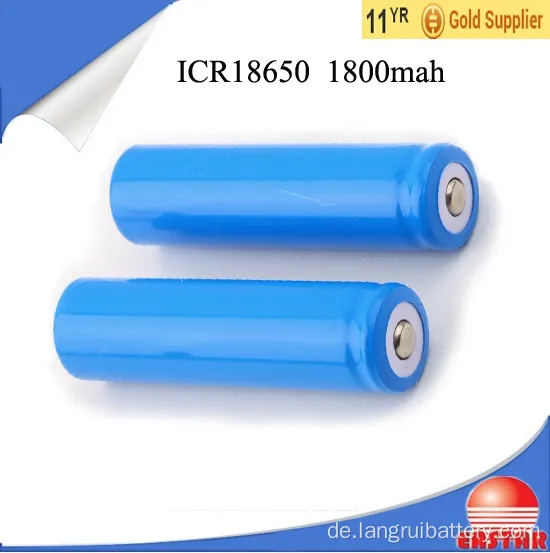 3,7 V 18650 Batterie -Li -Ion -Batterien 18650