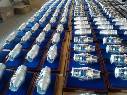 Diecast Aircraft Engine Model
