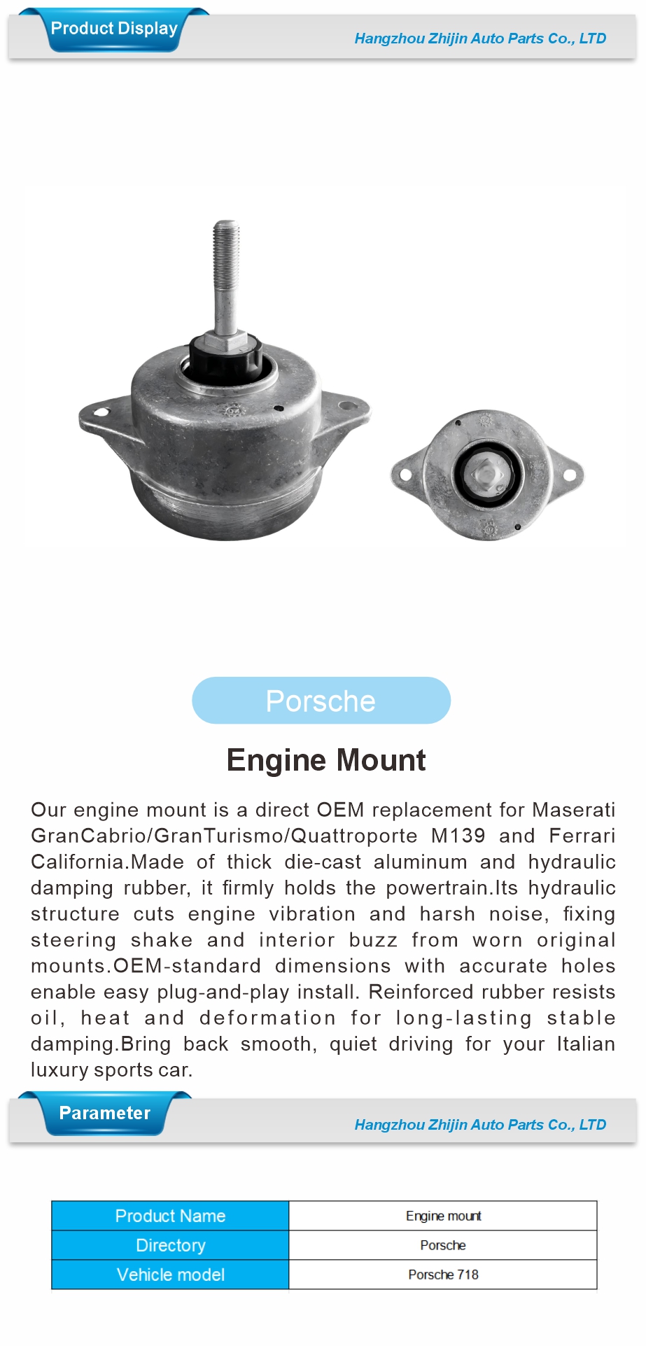 Auto Engine Mount Rubber