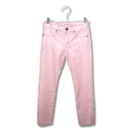 fashion girls pink skinny pants